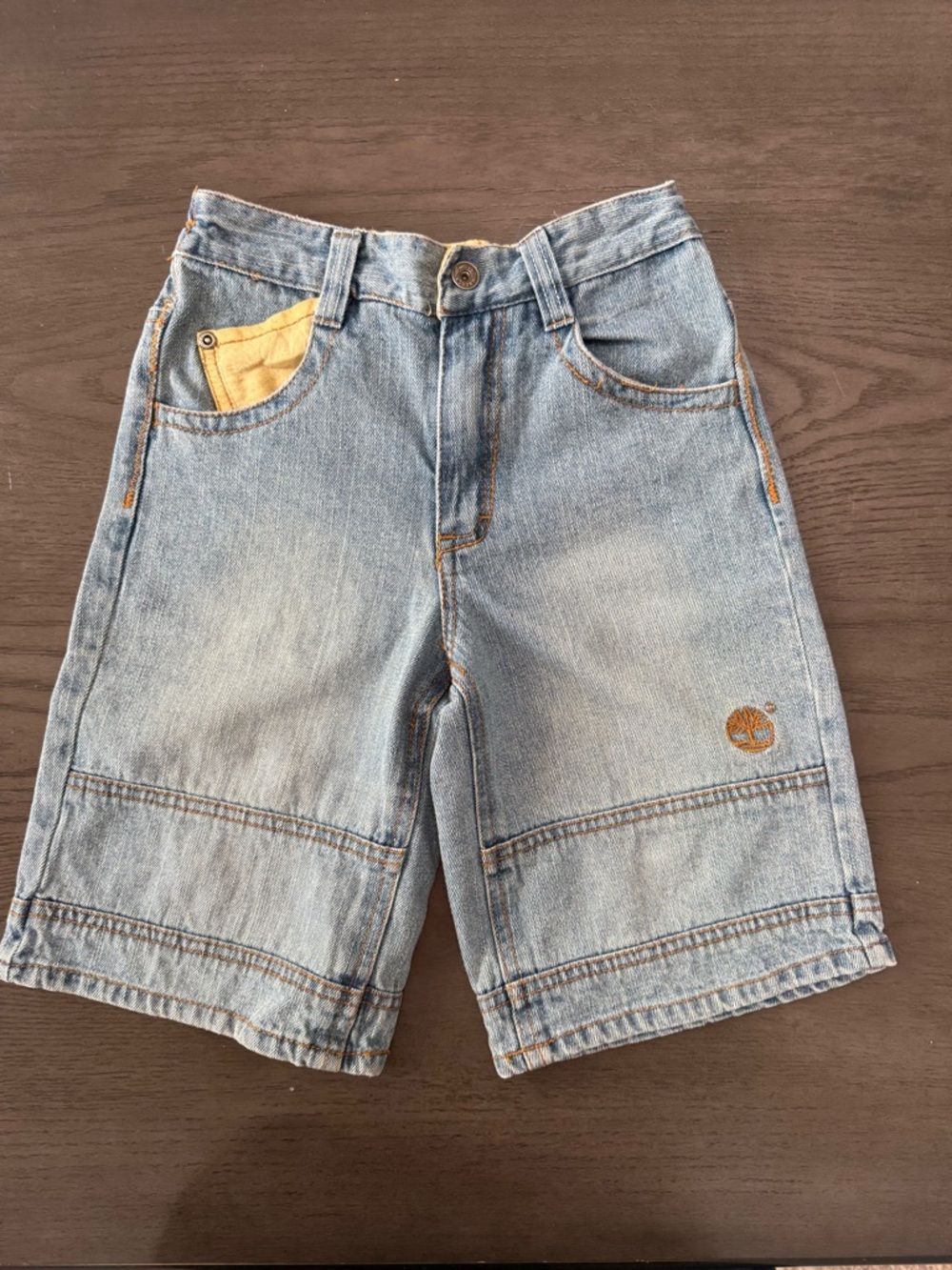 Timberland Boys Cotton Denim Shorts Size 6